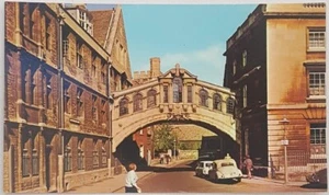 United Kingdom England Oxford Hertford College Bridge Unposted Vintage Postcard - Bild 1 von 5
