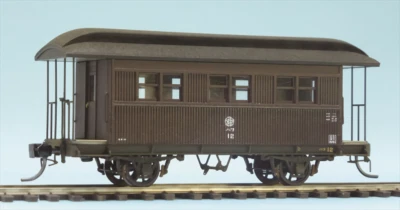 HO Scale Echo Model Classic Wooden Passenger Car (Improved) Kit NIB Coaches - Image 1 of 4