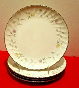 Brae Loch Salad Plate Set Of 4, Silhouette Fine China By Syracuse - Picture 1 of 5