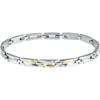Bracciale Sector Ceramic SAVK12 Bracelet Acciaio Bicolor Dorato Uomo - Immagine 1 di 2