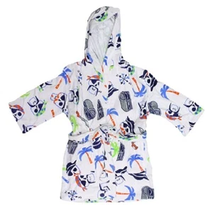 St. Eve Boys Swim Beach Coverup with Hood Pirate White - Picture 1 of 1