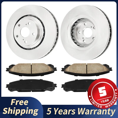 Front Disc Rotors And Brake Pads For Lexus RX350 2010-2015 Toyota Highlander - Image 1 of 4