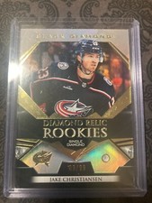 2022-23 BLACK DIAMOND JAKE CHRISTIAN SINGLE DIAMOND RELIC ROOKIE CARD SP/99