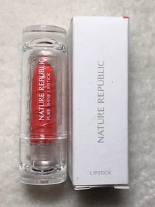 NEW NATURE REPUBLIC LipStick 3.5g Korea Coral Gelato No. 7 Pure Shine Rare Color - Picture 1 of 6