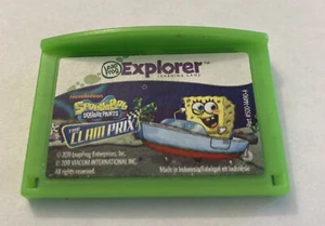LeapFrog Explorer LeapPad Learning Game SpongeBob Clam Prix Cartridge Only - Picture 1 of 3