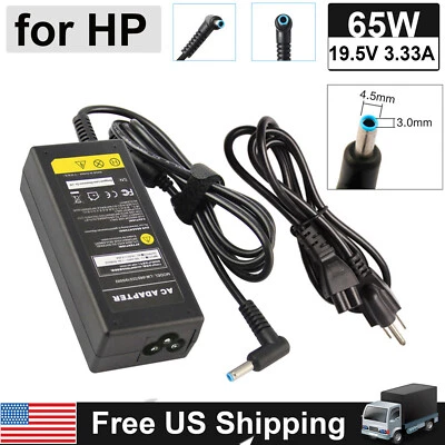 Cargador Adaptador de Corriente para PC Notebook HP Stream 11 13 14 15 Serie 65W 19.5V C Foto 1 de 4