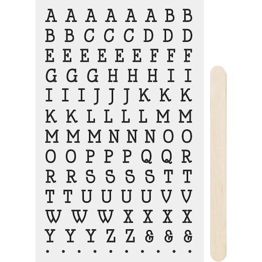Heyda Reib-On Transfer Aufkleber 'Alphabet 2' - Bild 1 von 1