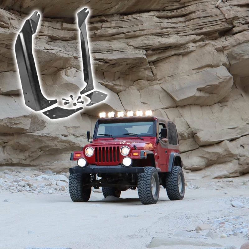 KC HiLites 1997-2006 Fits Jeep TJ Overhead Mount Bracket Set 7340 - Image 1 of 1