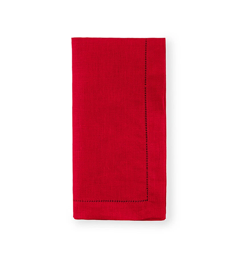 Festival by SFERRA - Set of Four Dinner Napkins 20x20 (red)