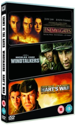 Enemy at the Gates/Windtalkers/Hart's War DVD (2009) Jude Law, Woo (DIR) cert - Image 1 of 2
