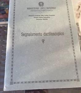 🔴 Rundschreiben INNENMINISTERIUM Fingerabdrucksignalisierung 1988 Vintage - Bild 1 von 14