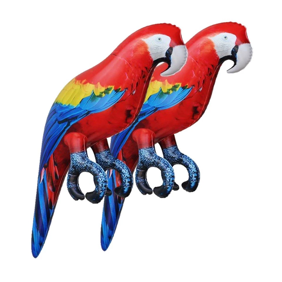 Jet Creastions 2 piezas loro inflable 24 pulgadas de largo pájaro mascota animal fiesta Foto 1 de 4