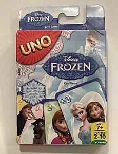 NEW UNO Disney Frozen - Family Card Game by Mattel Games 2014 Olaf Ana Sven Elsa - Picture 1 of 4