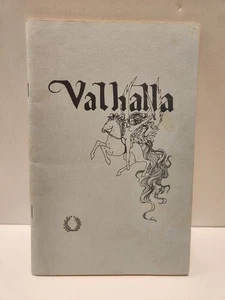 1976 Valhalla Booklet College of Bards SCA Medieval Poetry RPG RARE Ships Free - Picture 1 of 7