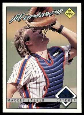 1993 O-Pee-Chee Mackey Sasser Seattle Mariners #328 - Image 1 of 2