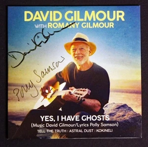 DAVID GILMOUR SIGNIERT - Ja, ich habe Geister CD (Pink Floyd)! - Bild 1 von 2