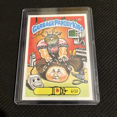 GARBAGE PAIL KIDS PARODY 2010 Luis Diaz Art SKETCH Card, - Image 1 of 2