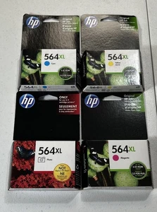 GENUINE NEW HP 564XL Ink Cartridge 4-Pack - Picture 1 of 13