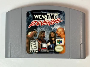 WCW nWo Revenge Nintendo 64 Video Game Wrestling Multiplayer Authentic Cart Only - Bild 1 von 8