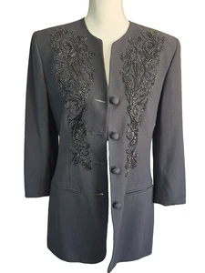 Liz Claiborne Damen Blazer Jacke mit Perlendetail Gr. 8 (384) - Bild 1 von 5