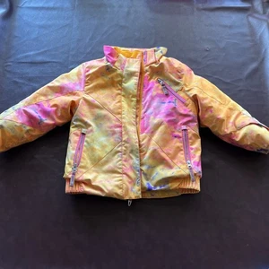 Chaqueta de esquí Spyder para niños naranja y rosa, talla 5 - Imagen 1 de 9
