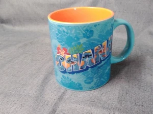 Tazza da caffè Disney (Lilo & Stitch) Ohana ceramica (20 oz) oversize multicolore nuova - Foto 1 di 7