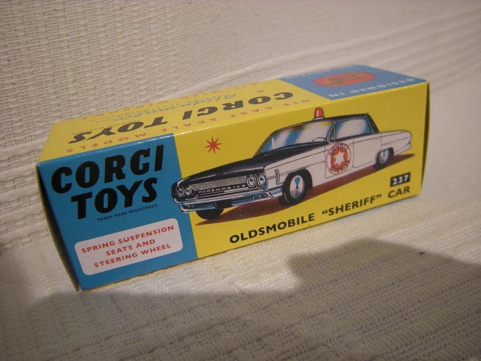 1:43 ? Corgi Oldsmobile Sheriff Car Repro in OVP - Bild 1 von 1