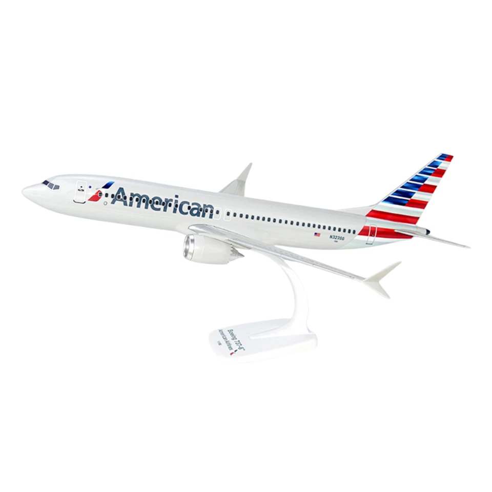 Modelo de avión a escala 1:100 Flight Miniatures American (13 cur) 737-MAX8 Foto 1 de 3