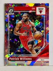 Patrick Williams Cracked Ice Prizm /25 SSP ✨ 2024-25 Optic #92 Bulls - Picture 1 of 3