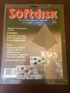 Softdisk #80 Apple II Magazine on Disk 1988 w/ 2 Disks Inserts & Sleeves - Picture 1 of 5
