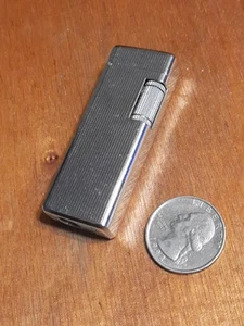 Vtg Flip Top Metal Colibri Japan Lighter For Parts/repair Missing Screw BottomL1 - Picture 1 of 7