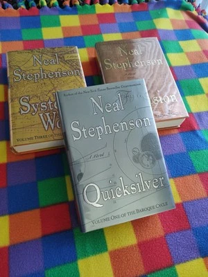 Rare Like New Baroque Cycle 1-3 Trilogy Neal Stephenson Hardcover 1st Edition - Image 1 of 4
