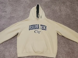 Colossuem Groegia Tech Yellowjackets Team Apparel Herren Hoodie Sweatshirt - Gelb - Bild 1 von 15