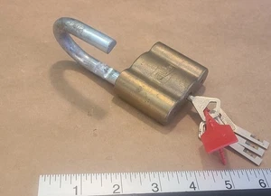 Abloy Vintage Vorhängeschloss mit 4 funktionierenden Schlüsseln - getestet gut - Made in Finland - Bild 1 von 17