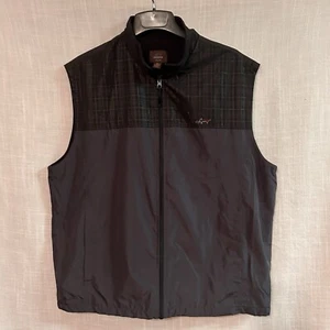Greg Norman Tasso Elba Windbreaker Vest Men’s XL Fleece Lined Embroidered Shark - Picture 1 of 8