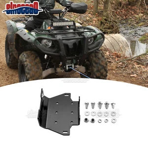 For 2007-2015 Yamaha Grizzly 550/700 Heavy Duty Steel Winch Mount Bracket Plate - Picture 1 of 11
