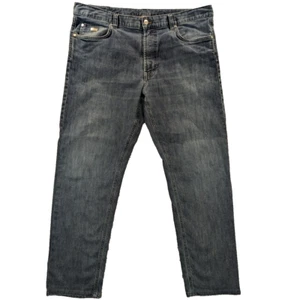 Hugo Boss Jeans 40x32 Men's Straight Leg Mid-Rise Stretch Cotton Denim Blue - Picture 1 of 12