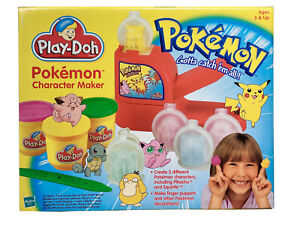 Vintage 1999 Hasbro Play-Doh Pokemon Character Maker New In Box