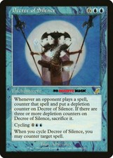 *** 1x Decree of Silence ~~~ Scourge ~~~ MtG ~~~ Near Mint (NM) ***