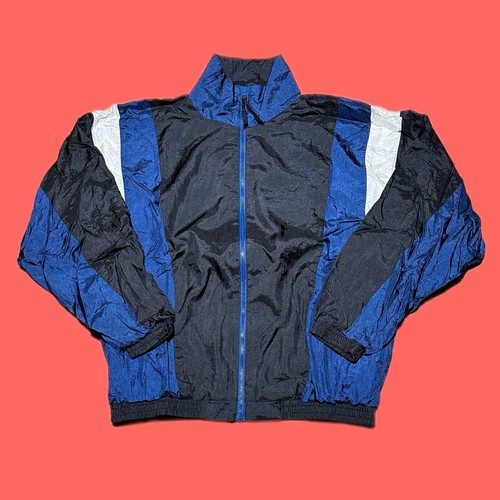 Giacca a vento vintage anni 90 Givenchy Activewear multicolore full zip taglia XL
