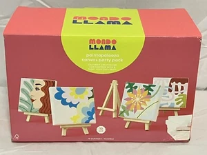 10pk Paintapalooza Stretched Canvases / Easels Party Pack - Mondo Llama™ NEW - Picture 1 of 6