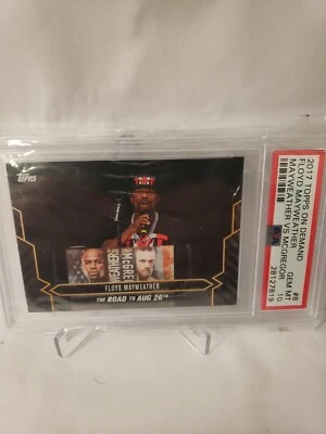 2017 Topps On Demand vs McGregor Floyd Mayweather Jr #8 PSA 10!! - Image 1 of 3