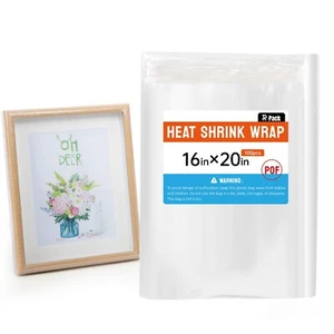 R-PACK 100Pcs 16x20" Shrink Wrap for Books, Bombs, Jars & DIY - Picture 1 of 9