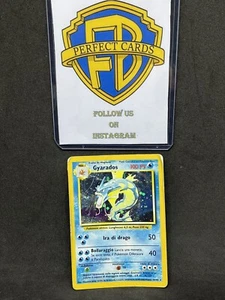 POKÉMON SET BASE UNLIMITED GYARADOS HOLO 6/102 PL/PR - Imagen 1 de 2
