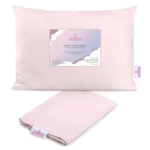 Pink - Kona's Perfect Toddler Pillow with Softest Toddler Pillowcase - 13 x 1... - Picture 1 of 7
