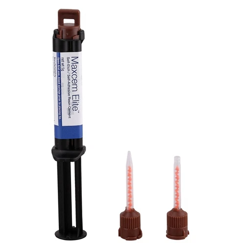 Kerr Maxcem Elite Resin Cement Refill 2 x 5gm Sryringes CLEAR REF# 33872