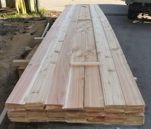 British 🇬🇧 Western Red Cedar Tongue And Groove 🌲Timber Cladding (18m²) - TGV - Picture 1 of 14