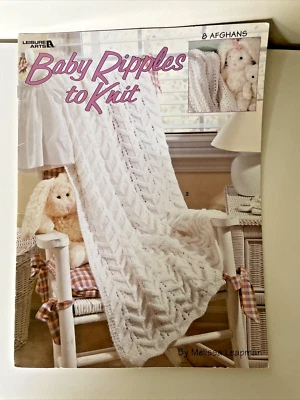 Baby Ripples To Knit Afghans Knitting Patterns Leisure Arts 2000 Melissa Leapman - Image 1 of 4