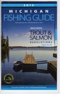 2013 MICHIGAN DNR FISHING GUIDE DIGEST RULES HUNTER LICENSE - MI-DEER-PATCH - Picture 1 of 1