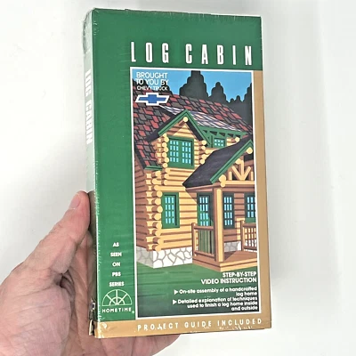 How-To Video Guide: Log Cabin By HOMETIME VHS RARE VINTAGE - Image 1 of 4
